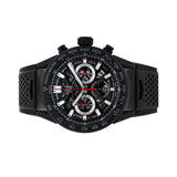 Tag Heuer Carrera Automatic Chronograph Black Dial Black Rubber Strap Watch for Men - CBG2A90.FT6173 Authentic Buy Shop Now