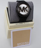 Michael Kors Janelle Quartz Silver Dial Black Rubber Strap Watch For Women - MK7138 Authentic Buy Shop Now