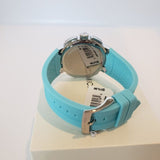 Michael Kors Sidney Multifunction Analog White Dial Turquoise Silicone Strap Watch For Women - MK7246 Authentic Buy Shop Now