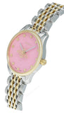 Gucci G Timeless Quartz Pink Dial Two Tone Steel Strap Watch For Women - YA1265030 Authentic Buy Shop Now