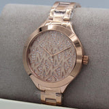 Michael Kors Slim Runway Rose Gold Dial Rose Gold Steel Strap Watch for Women - MK4658 Authentic Buy Shop Now