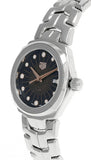 Tag Heuer Link Quartz Black Dial Silver Steel Strap Watch for Women - WBC131F.BA0649 Authentic Buy Shop Now