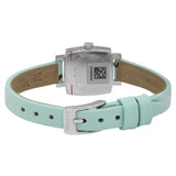 Tissot T Lady Lovely Square Silver Dial Light Green Leather Strap Watch for Women - T058.109.16.031.01 Authentic Buy Shop Now