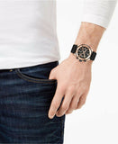 Bulova Marine Star Chronograph Black Dial Black Rubber Strap Watch for Men - 98B104 Authentic Buy Shop Now