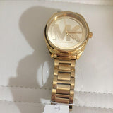 Michael Kors Janelle Gold Dial Gold Steel Strap Watch For Women - MK7086 Authentic Buy Shop Now