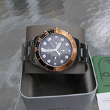 Fossil FB-03 Chronograph Black Dial Silver Steel Strap Watch for Men - FS5768 Authentic Buy Shop Now