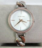 Michael Kors Catelyn Quartz Silver Dial Two Tone Steel Strap Watch For Women - MK4634 Authentic Buy Shop Now