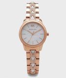Michael Kors Runway Mercer Mother of Pearl White Dial Two Tone Steel Strap Watch For Women - MK6674 Authentic Buy Shop Now