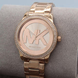 Michael Kors Tibby Quartz Rose Gold Dial Rose Gold Steel Strap Watch For Women - MK6880 Authentic Buy Shop Now