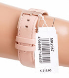 Michael Kors Corey Analog Rose Gold Dial Pink Leather Strap Watch For Women - MK2987 Authentic Buy Shop Now