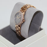 Michael Kors Camille Chronograph Grey Dial Rose Gold Steel Strap Watch For Women - MK6983 Authentic Buy Shop Now