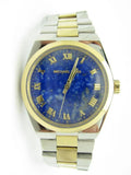 Michael Kors Channing Blue Dial Two Tone Steel Strap Watch For Women - MK5893 Authentic Buy Shop Now