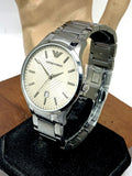 Emporio Armani Renato Quartz Grey Dial Grey Steel Strap Watch For Men - AR11120 Authentic Buy Shop Now