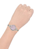 Emporio Armani Aurora Mother Of Pearl Purple Dial Silver Steel Strap Watch For Women - AR11122 Authentic Buy Shop Now