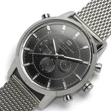Tommy Hilfiger Harrison Quartz Grey Dial Silver Mesh Bracelet Watch for Men - 1790877 Authentic Buy Shop Now
