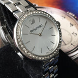 Swarovski Daytime Crystal Silver Dial Silver Steel Strap Watch for Women - 5095600 Authentic Buy Shop Now