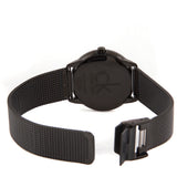Calvin Klein Minimal Black Dial Black Mesh Bracelet Watch for Men - K3M224B1 Authentic Buy Shop Now