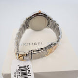 Michael Kors Tibby Three Hand Crystals Silver Dial Two Tone Steel Strap Watch for Women - MK4576 Authentic Buy Shop Now