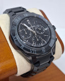 Swarovski Dextera Chronograph Black Dial Black Steel Strap Watch for Women - 5641393 Authentic Buy Shop Now