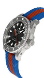 Gucci Dive Automatic Grey Dial Two Tone Rubber Strap Watch for Men - YA136352 Authentic Buy Shop Now