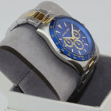 Michael Kors Layton Chronograph Blue Dial Two Tone Steel Strap Watch For Men - MK8825 Authentic Buy Shop Now
