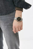 Emporio Armani Luigi Chronograph Black Dial Silver Steel Strap Watch For Men - AR11324 Authentic Buy Shop Now