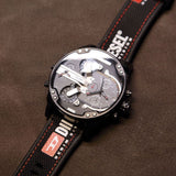 Diesel Mr. Daddy 2.0 Quartz Black Dial Black Nylon Strap Watch For Men - DZ7433 Authentic Buy Shop Now