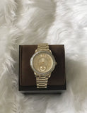 Michael Kors Madelyn Quartz Gold Dial Gold Steel Strap Watch For Women - MK6287 Authentic Buy Shop Now