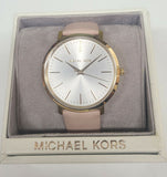 Michael Kors Jaryn Quartz Gold Dial Pink Leather Strap Watch For Women - MK2471 Authentic Buy Shop Now
