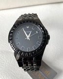 Bulova Crystal Collection Phantom Black Dial Black Steel Strap Watch for Men - 98A240 Authentic Buy Shop Now