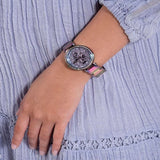 Guess Lily Analog Purple Dial Purple Steel Strap Watch For Women - GW0528L4 Authentic Buy Shop Now