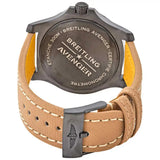 Breitling Avenger Automatic GMT 45 Black Dial Brown Nylon Strap Watch for Men - V32395101B1X1 Authentic Buy Shop Now
