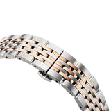 Emporio Armani Zeta Chronograph Quartz White Dial Two Tone Steel Strap Watch For Men - AR1998 Authentic Buy Shop Now