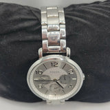 Fossil Jacqueline Silver Dial Silver Steel Strap Watch for Women - ES3664 Authentic Buy Shop Now