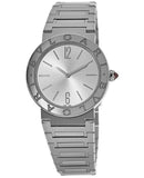 Bvlgari Bvlgari Lady Silver Dial Silver Steel Strap Watch for Women - BVLGARI103575 Authentic Buy Shop Now