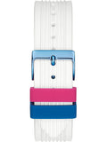Guess Athena White Dial White Rubber Strap Watch for Women - GW0030L6 Authentic Buy Shop Now