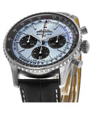 Breitling Navitimer B01 Chronograph 43 Blue Dial Black Leather Strap Watch for Men - AB0138241C1P1 Authentic Buy Shop Now