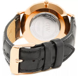 Daniel Wellington Classic Reading Black Dial Black Leather Strap Watch For Women - DW00100141 Authentic Buy Shop Now