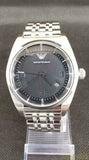 Emporio Armani Classic Analog Black Dial Silver Steel Strap Watch For Men - AR0369 Authentic Buy Shop Now