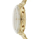 Emporio Armani Aviator Chronograph Quartz Beige Dial Gold Mesh Bracelet Watch For Men - AR11315 Authentic Buy Shop Now