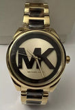 Michael Kors Janelle Three-Hand Gold Dial Two Tone Steel Strap Watch For Women - MK7136 Authentic Buy Shop Now