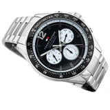 Tommy Hilfiger Luke Quartz Black Dial Silver Steel Strap Watch for Men - 1791120 Authentic Buy Shop Now