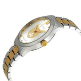 Gucci G Timeless Quartz Mother of Pearl Dial Two Tone Steel Strap Watch For Women - YA1265012 Authentic Buy Shop Now