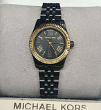 Michael Kors Lexington Quartz Black Dial Black Steel Strap Watch for Women - MK3299 Authentic Buy Shop Now
