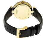 Gucci Diamantissima Quartz Mother of Pearl Dial Black Leather Strap Watch for Women - YA141404 Authentic Buy Shop Now