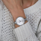 Michael Kors Jaryn Quartz Silver Dial Silver Steel Strap Watch For Women - MK3783 Authentic Buy Shop Now