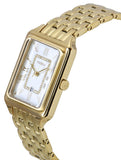 Fossil Raquel Three Hand Mother of Pearl Dial Gold Steel Strap Watch For Women - ES5304 Authentic Buy Shop Now