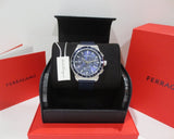 Salvatore Ferragamo 1927 Chrono Analog Blue Dial Blue Leather Strap Watch for Men - SFKZ00223 Authentic Buy Shop Now