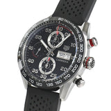 Tag Heuer Carrera Chronograph Black Dial Black Rubber Strap Watch for Men - CBN2A1AA.FT6228 Authentic Buy Shop Now