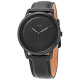 Fossil Neutra Chronograph Black Dial Black Leather Strap Watch for Men - FS5503 Authentic Buy Shop Now